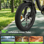 isinwheel U4 16-inch pneumatic tyre with disc brake