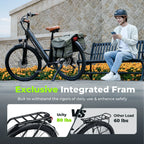 isinwheel Ucity integrated frame and rear rack with pannier bag