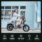 isinwheel H7Pro Commuting Electric Scooter with Seat