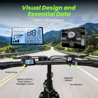 isinwheel U4 LCD dashboard and handlebar controls