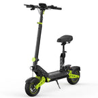 isinwheel D2 Plus electric scooter with seat, full side view