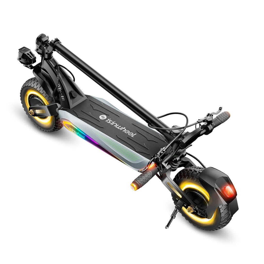 isinwheel GT4 Dual folded, rear three-quarter view from above