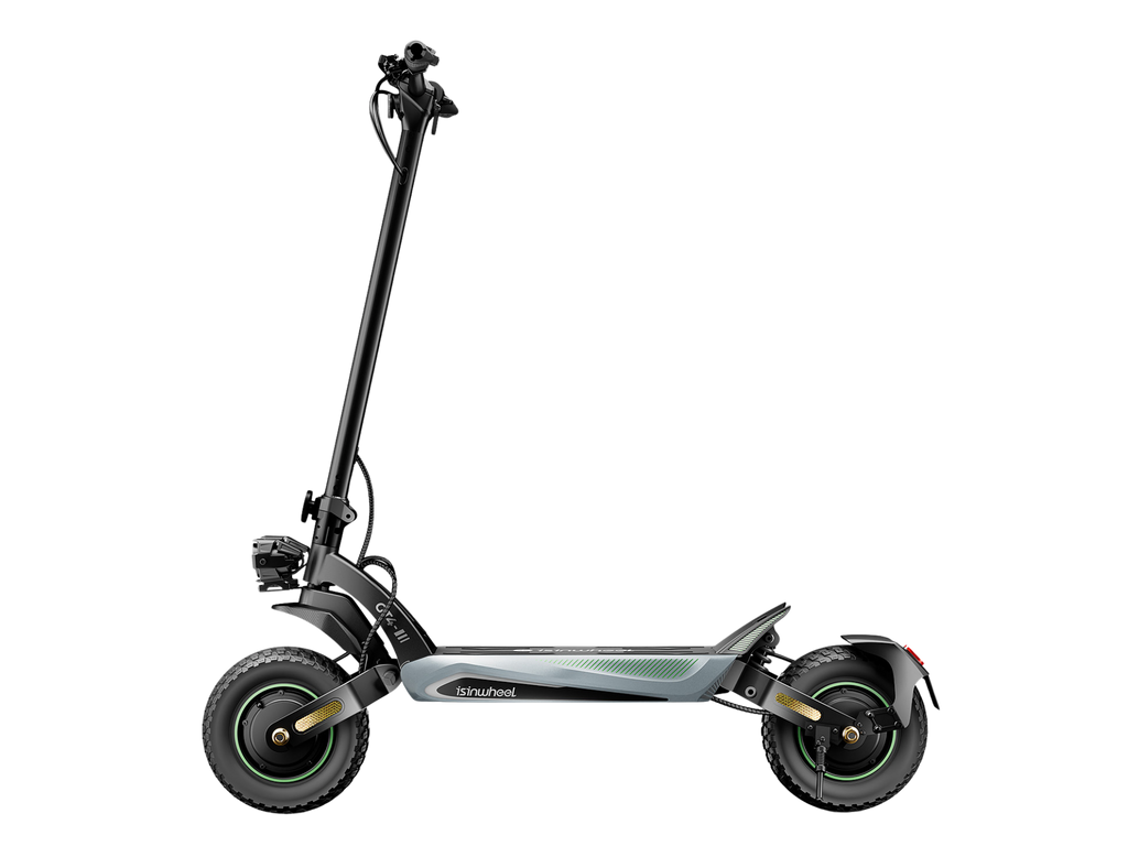 isinwheel GT4 Single Motor Off-Road Electric Scooter — Black