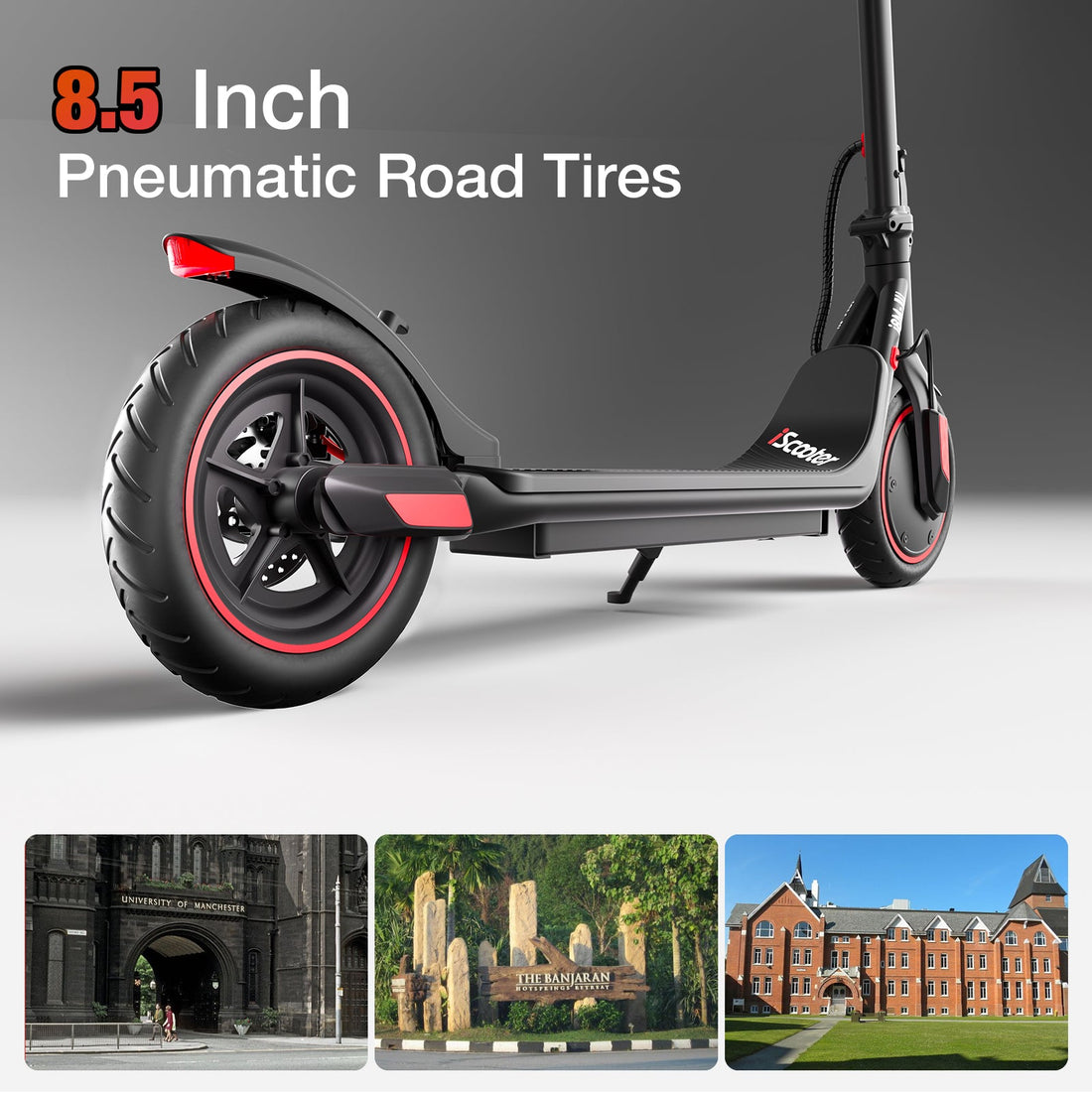 iScooter i8M Electric Scooter — Weight, load and size