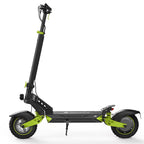 isinwheel D2 off-road electric scooter in green, side profile