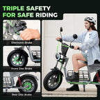 isinwheel H7Pro Commuting Electric Scooter with Seat