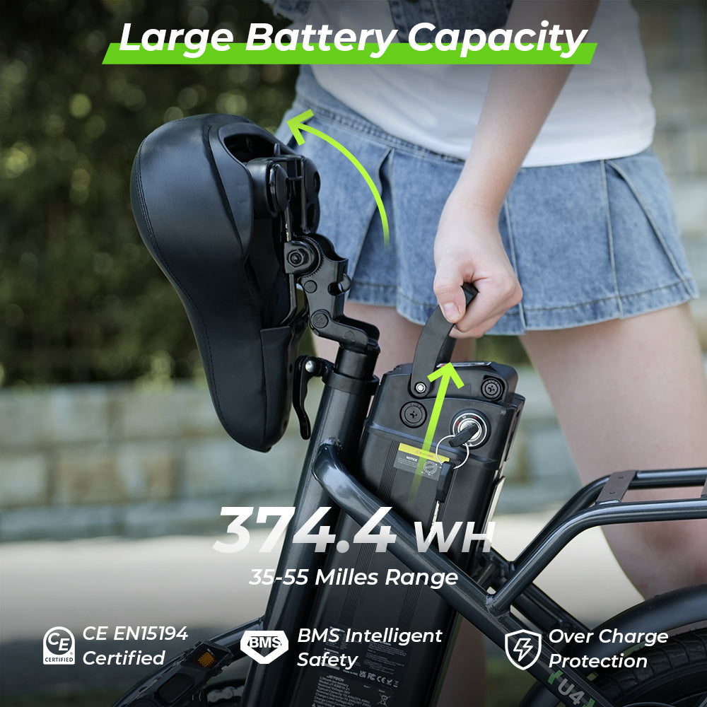 Removing the isinwheel U4 374.4 Wh battery