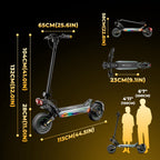 isinwheel GT4 Dual dimensions, unfolded and folded