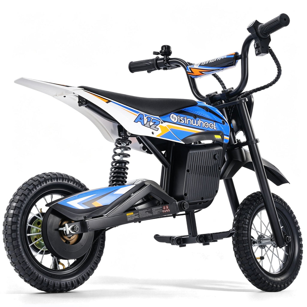 isinwheel A12 Kids' Electric Dirt Bike — Blue