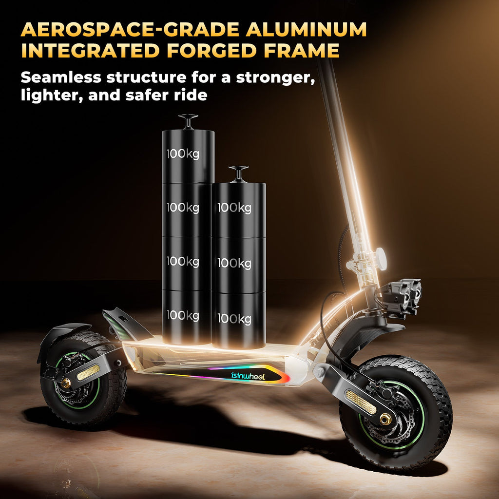 isinwheel GT4 Dual forged aluminium frame infographic
