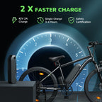 isinwheel M10 charging with a 42 V 2 A charger, 3–4 hours from empty