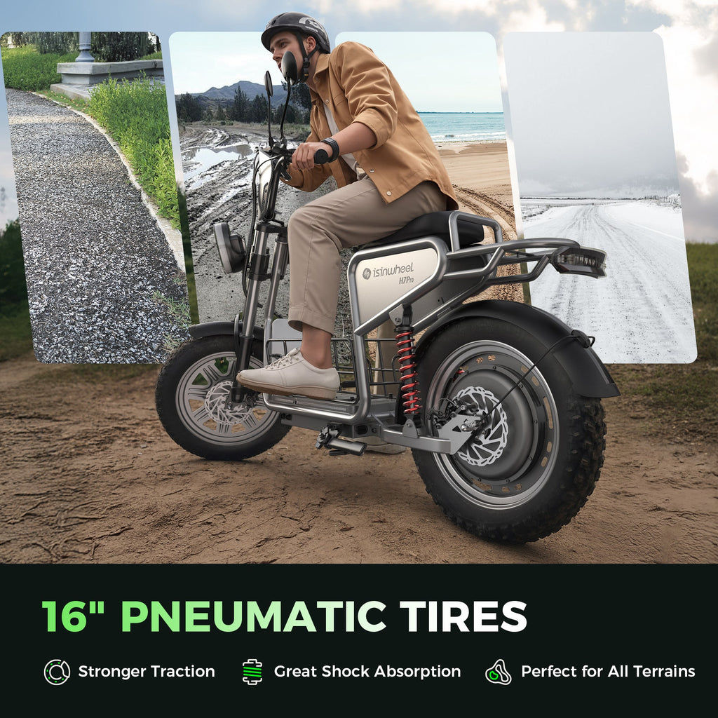 isinwheel H7Pro Commuting Electric Scooter with Seat