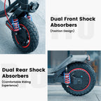 iScooter i10 Pro Commuter Electric Scooter — Black