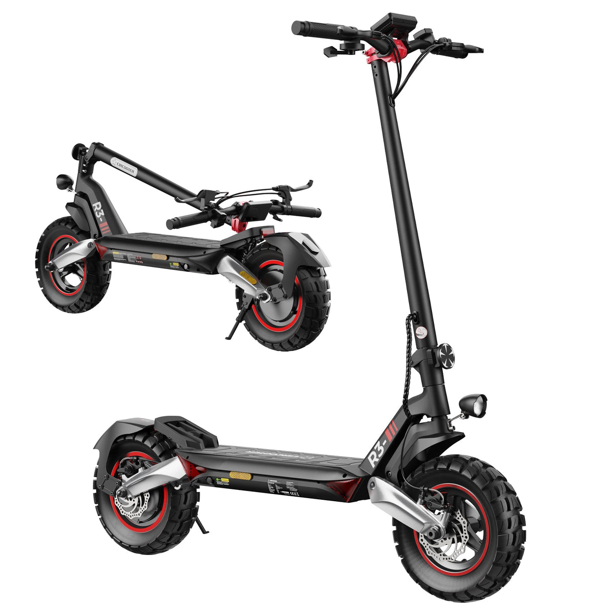 Circooter R3 Off-Road Electric Scooter (German version) — Black