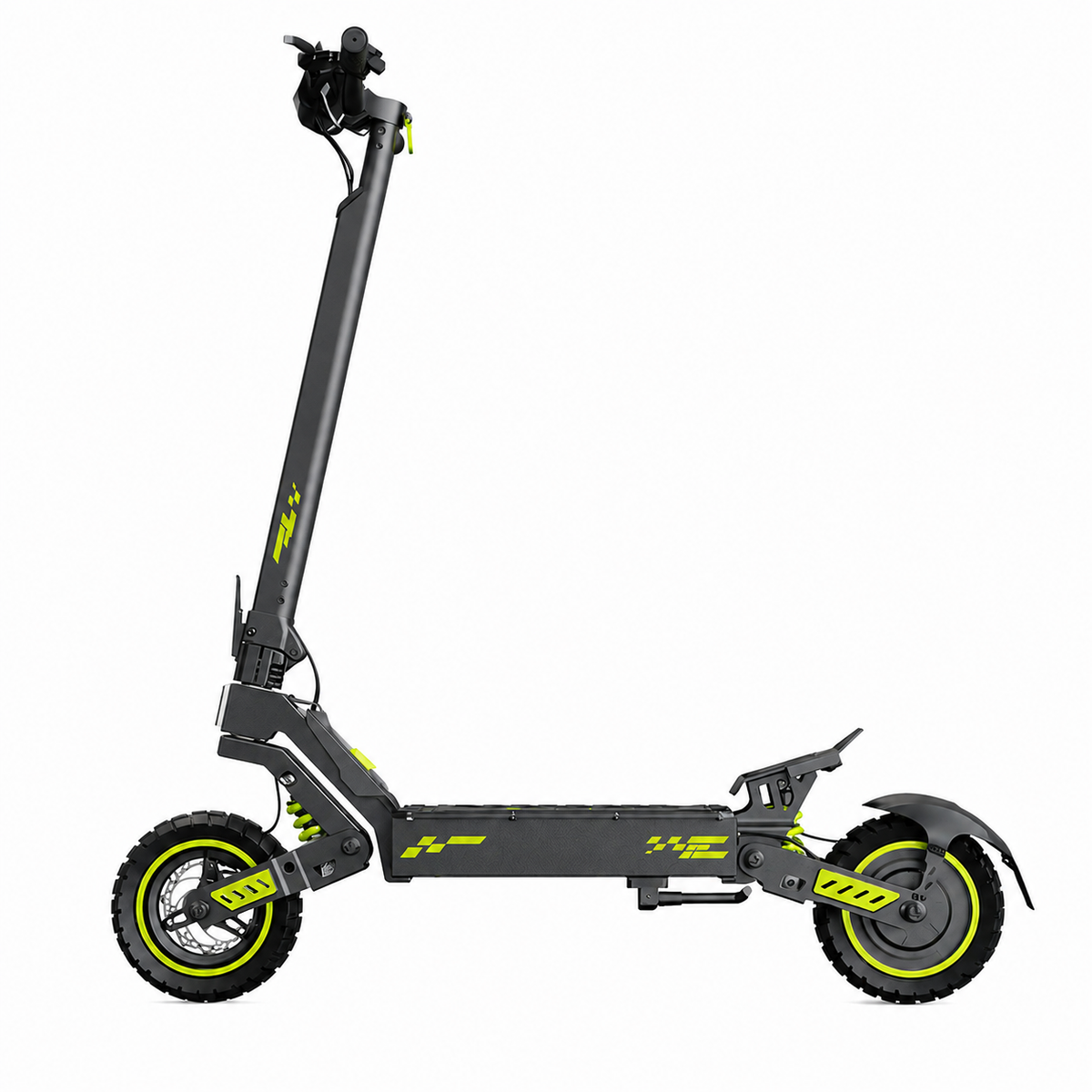 isinwheel D1 electric scooter, side view