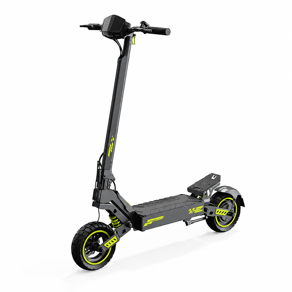 isinwheel D1 Plus electric scooter, front three-quarter view