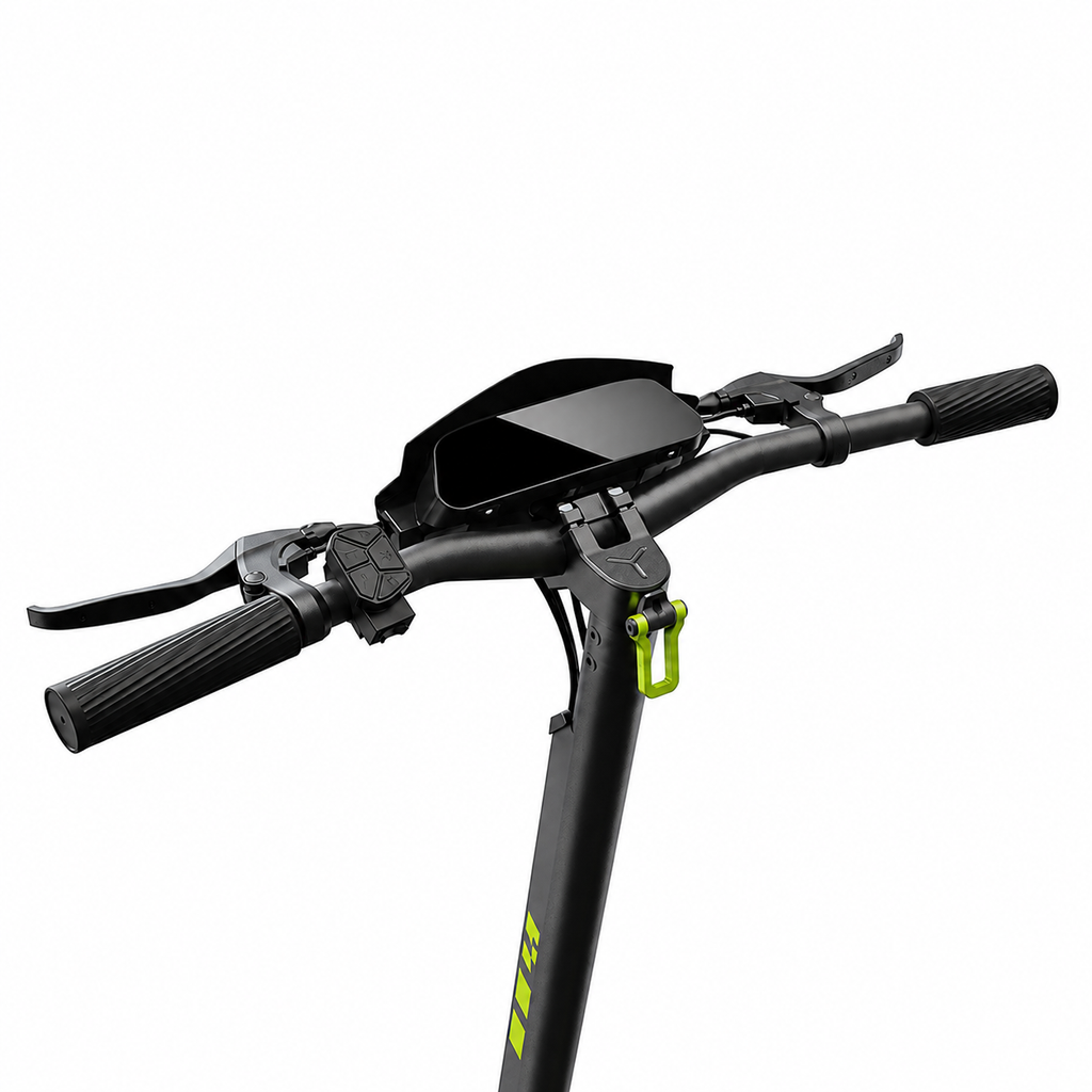 isinwheel D1 Plus handlebar, display and brake levers
