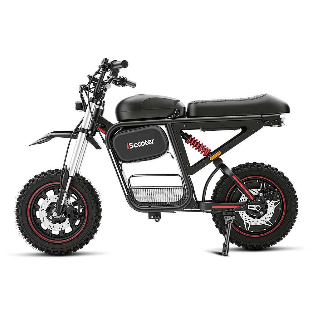 iScooter DX5Max Seated Electric Scooter — Black