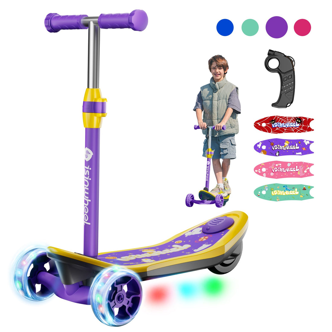 isinwheel MiniSpider 2-in-1 Kids' Electric Scooter