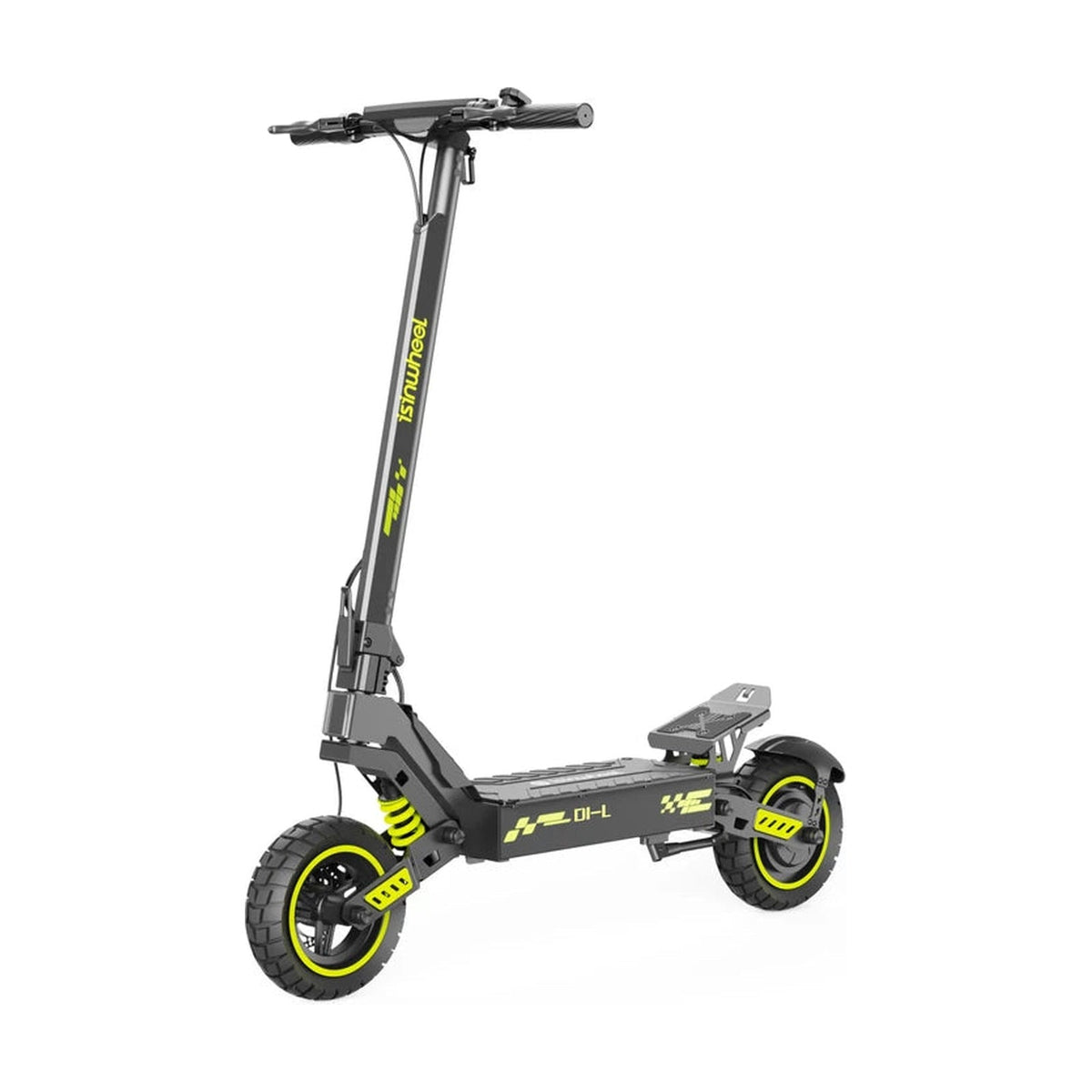 isinwheel D1-L off-road electric scooter, front three-quarter view