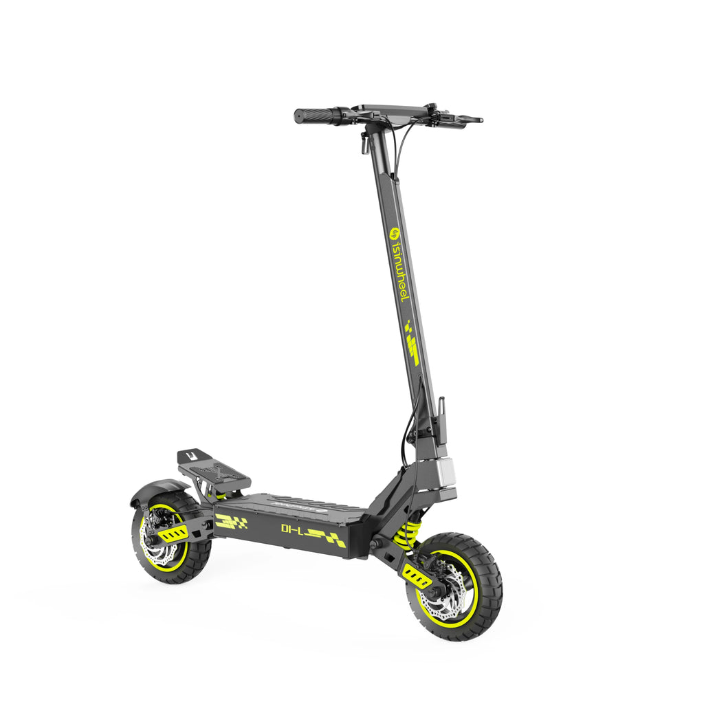 isinwheel D1-L electric scooter, three-quarter view from the other side