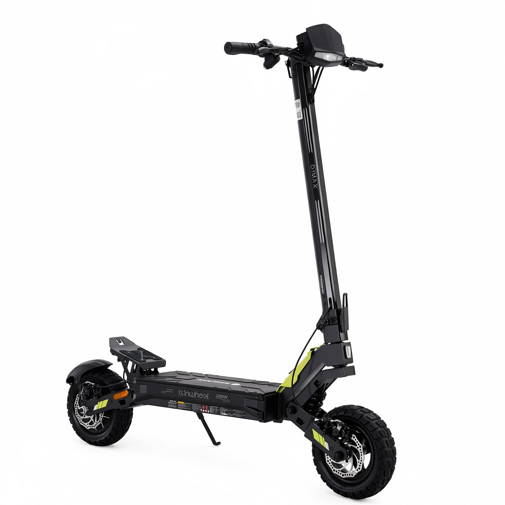 isinwheel D1 Max off-road electric scooter, front three-quarter view