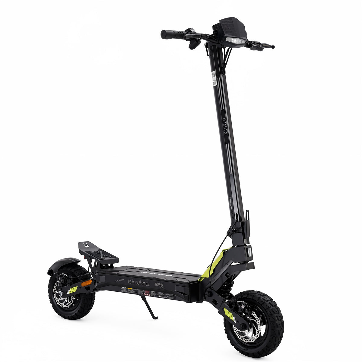 isinwheel D1 Max off-road electric scooter, front three-quarter view