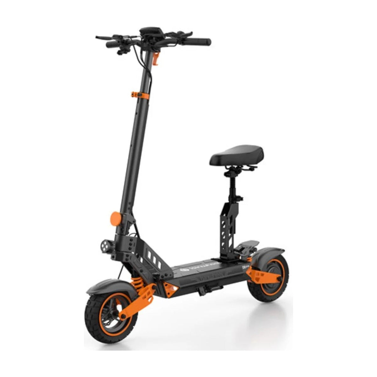 isinwheel D2 Plus off-road electric scooter with seat in Black-Orange