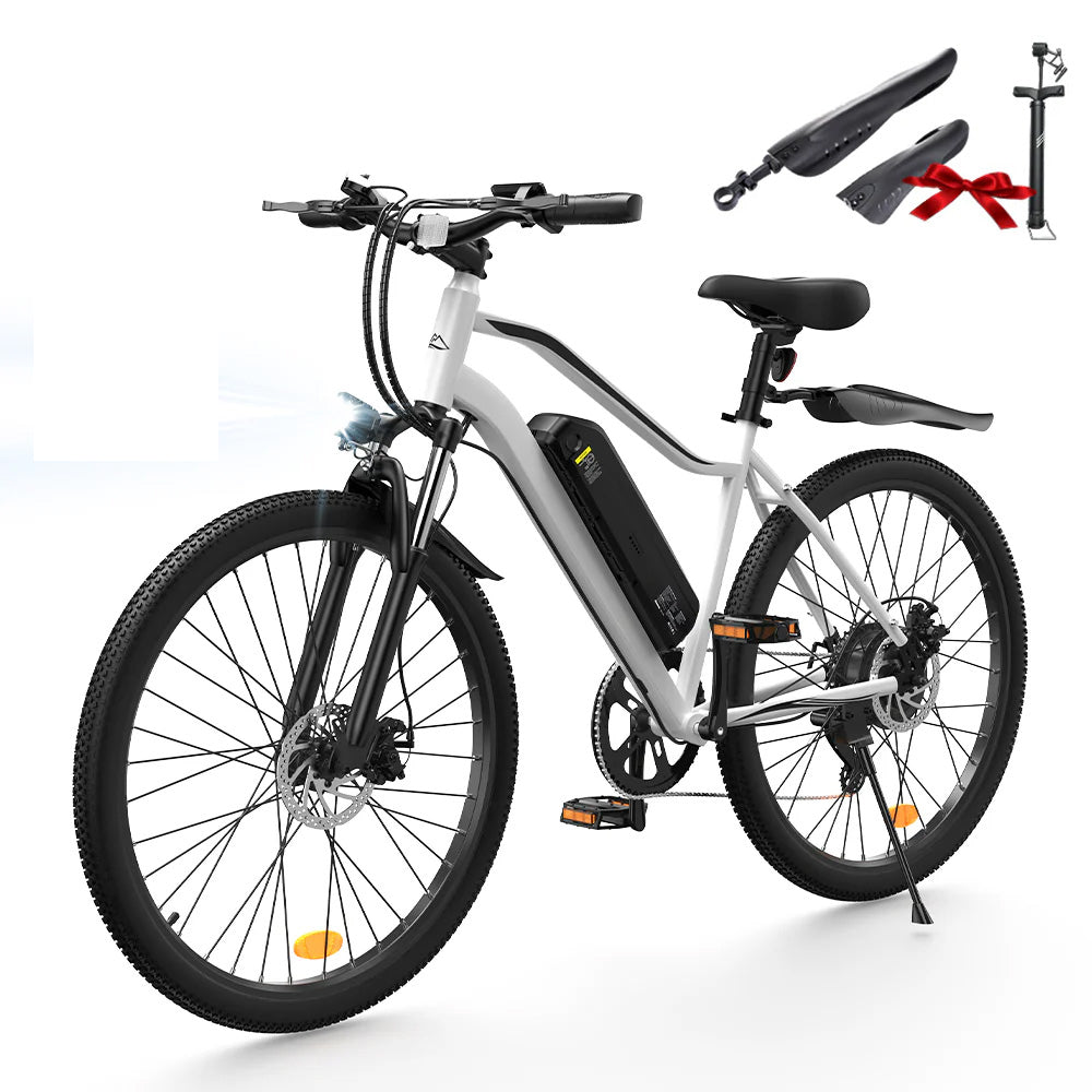 isinwheel EB3 all-terrain electric bike in white
