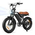 iScooter EB5Max Retro Fat-Tyre Electric Bike — Black