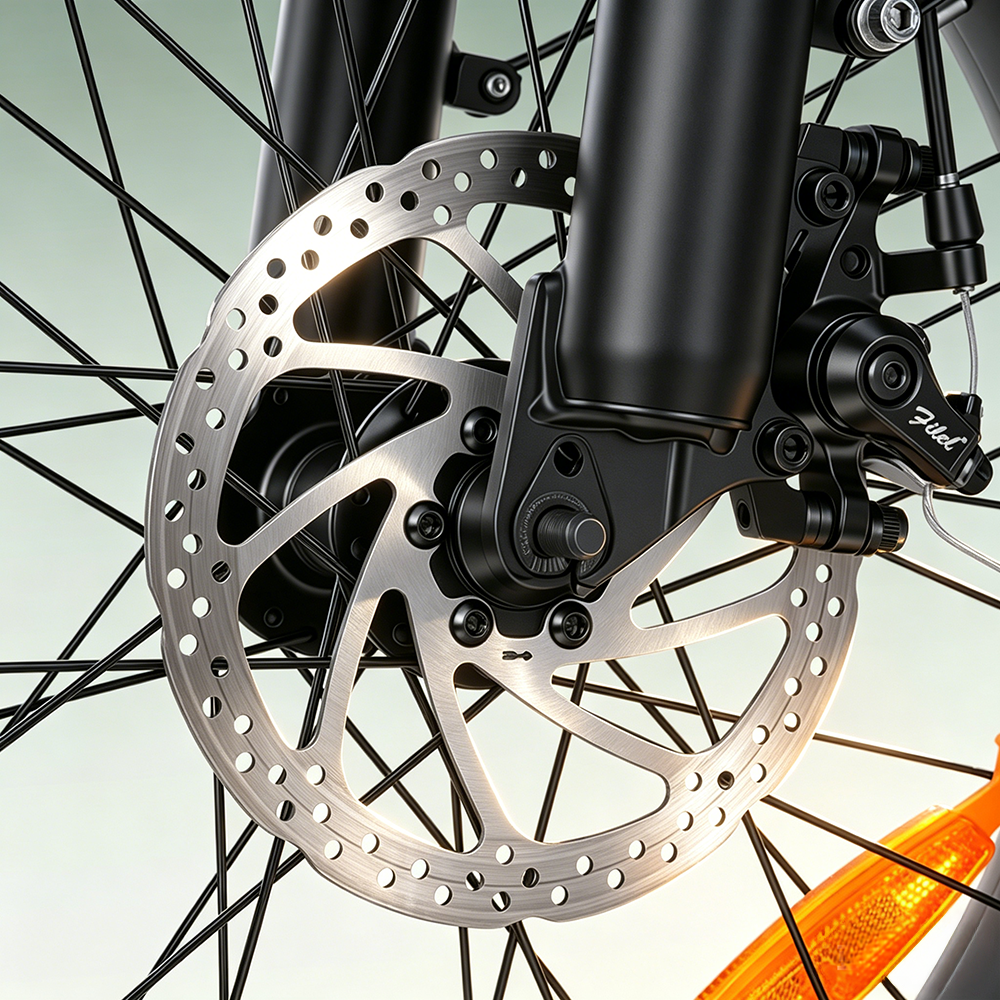 iScooter EB5Max Retro Fat-Tyre Electric Bike — Lights, display and app