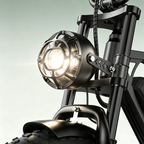 iScooter EB5Max Retro Fat-Tyre Electric Bike — Black