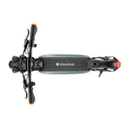 isinwheel GT4 Dual electric scooter, top view of deck and handlebar
