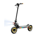 isinwheel GT4 Dual Motor electric scooter, side view with lights on