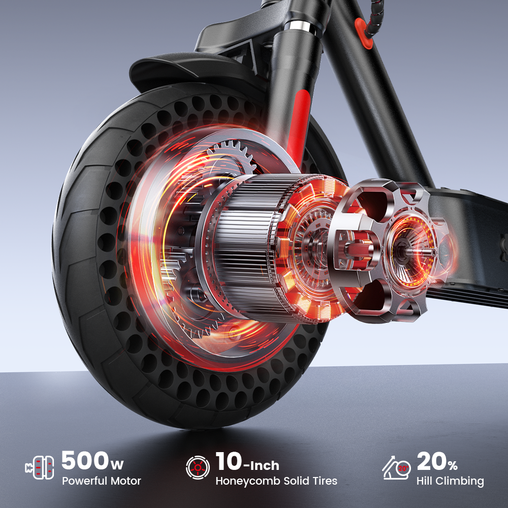 iScooter i9MAX Electric Scooter — Motor and speed