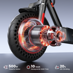 iScooter i9MAX Electric Scooter — Black