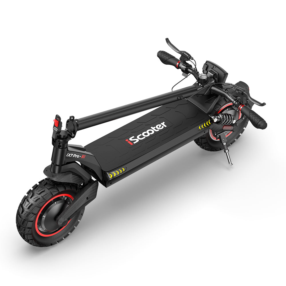 iScooter iX7 Pro Dual Motor Off-Road Electric Scooter — Motor and speed