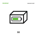 Genuine isinwheel Battery for the D2