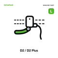 Genuine isinwheel Brake Lever, Left for the D2 / D2 Plus