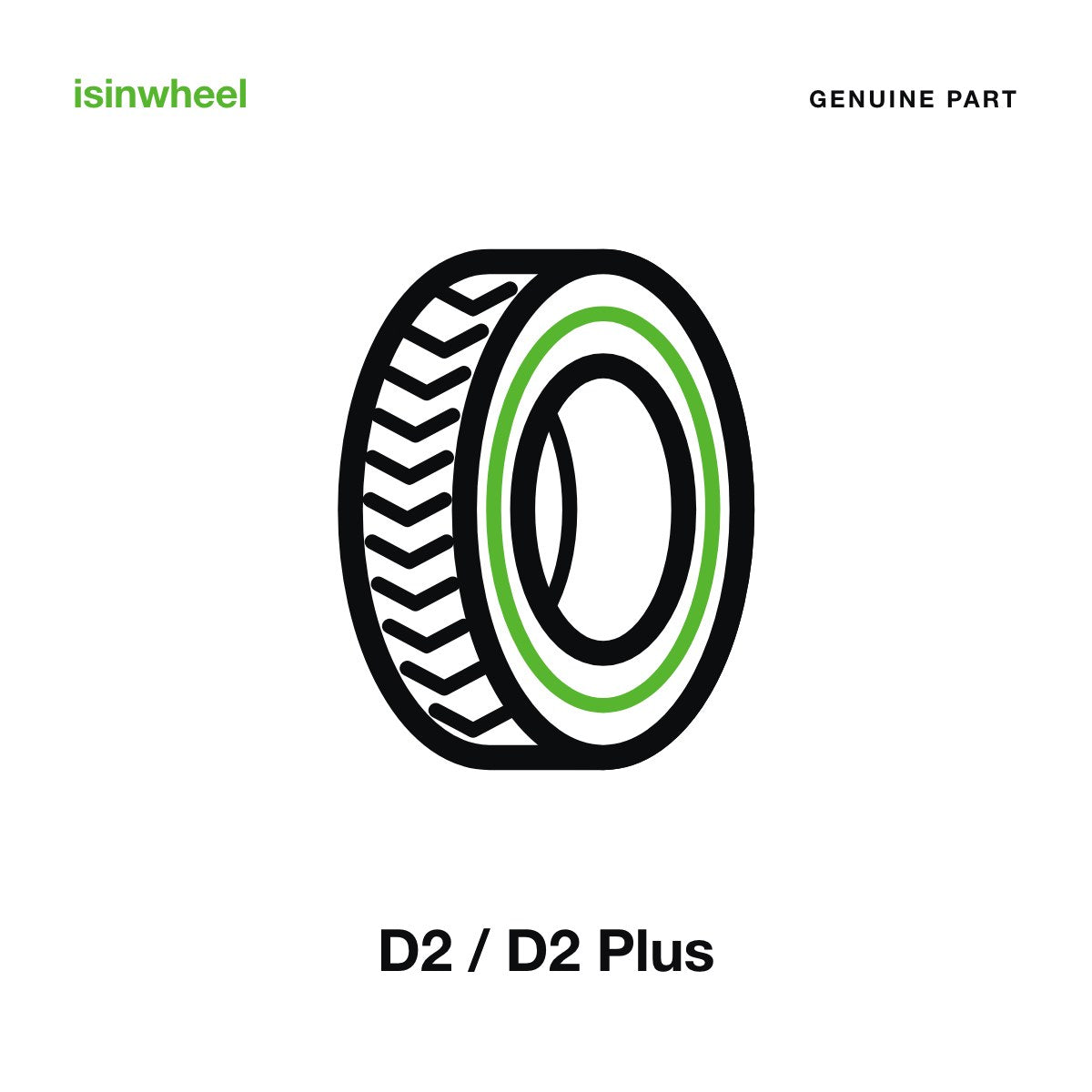 Genuine isinwheel Tyre (Outer Tyre) for the D2 / D2 Plus