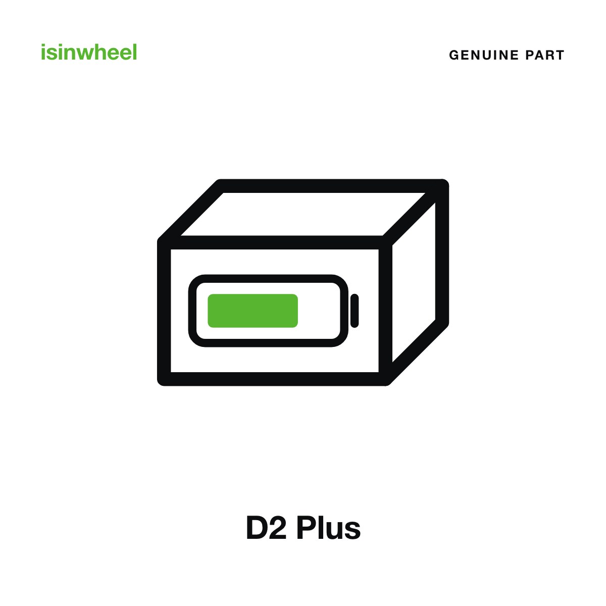 Genuine isinwheel Battery for the D2 Plus