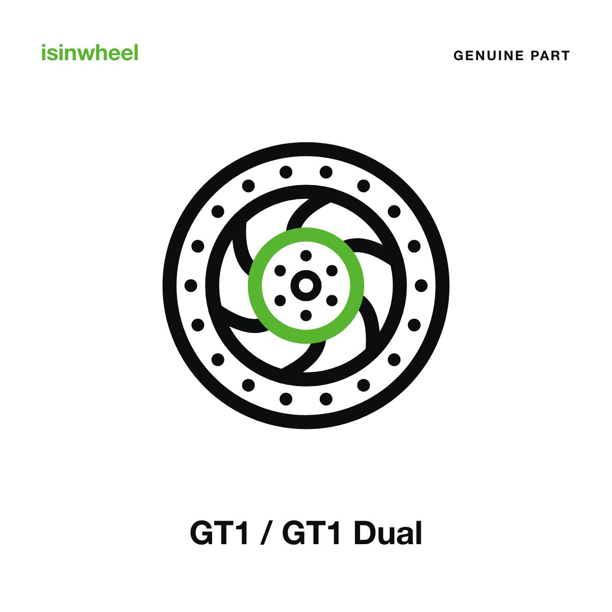 Genuine isinwheel Brake Disc for the GT1 / GT1 Dual