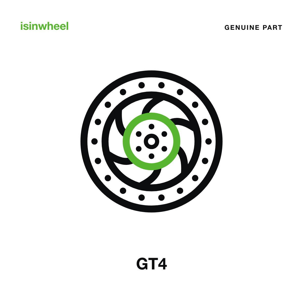 Genuine isinwheel Brake Disc for the GT4