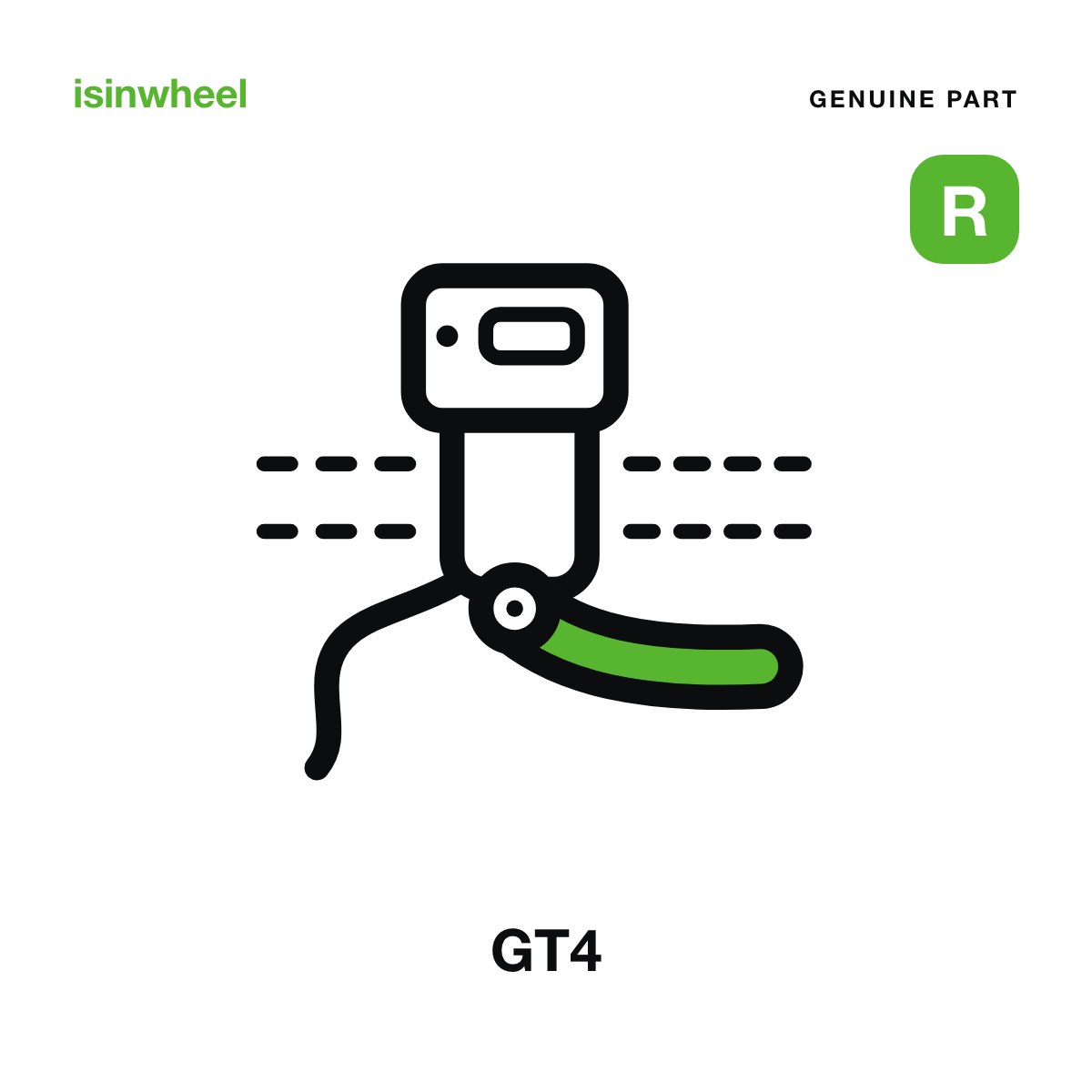 Genuine isinwheel Hydraulic Brake Lever, Right for the GT4