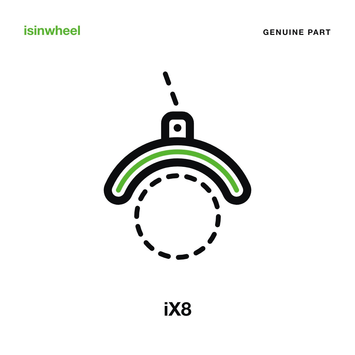 Genuine isinwheel Front Mudguard for the iX8