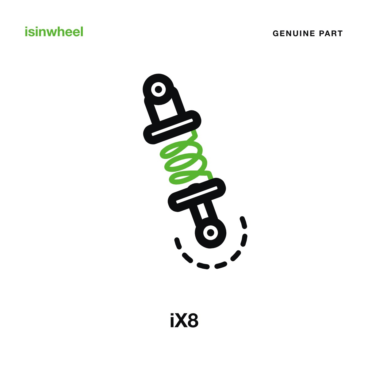Genuine isinwheel Front Suspension for the iX8