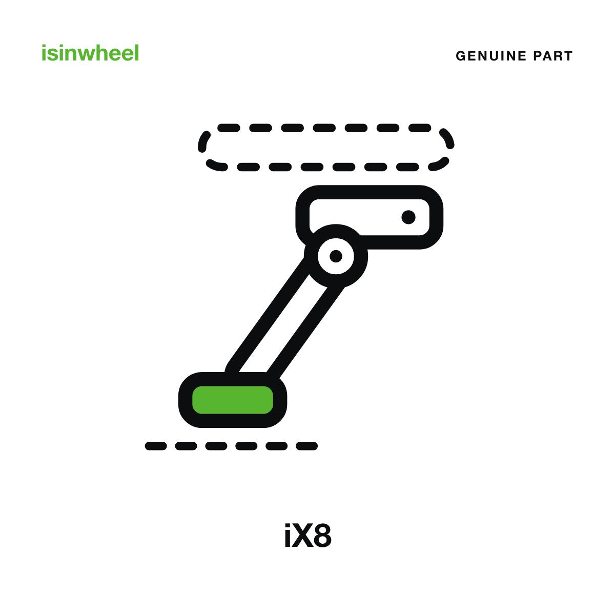 Genuine isinwheel Kickstand for the iX8