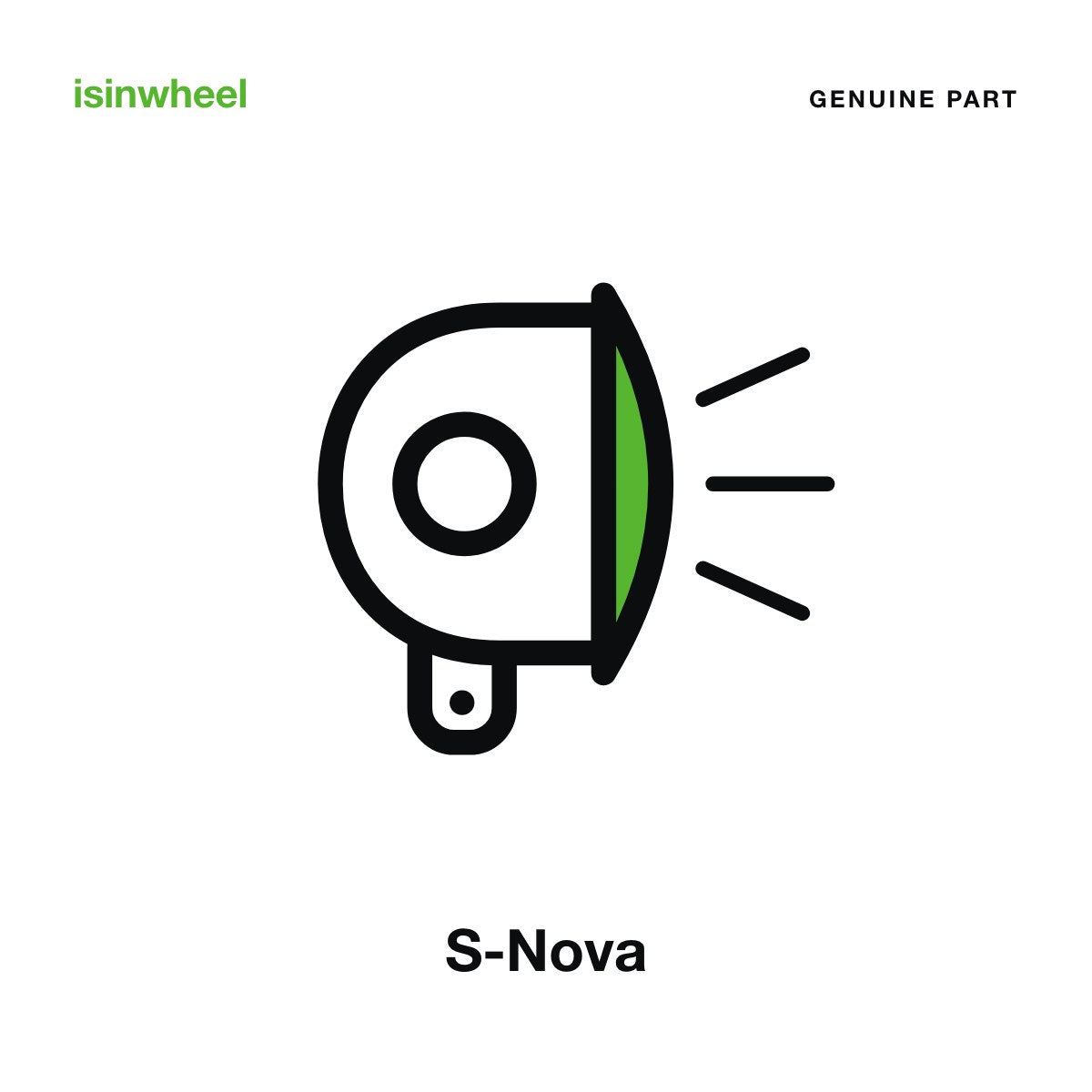 Genuine isinwheel Headlight for the S-Nova