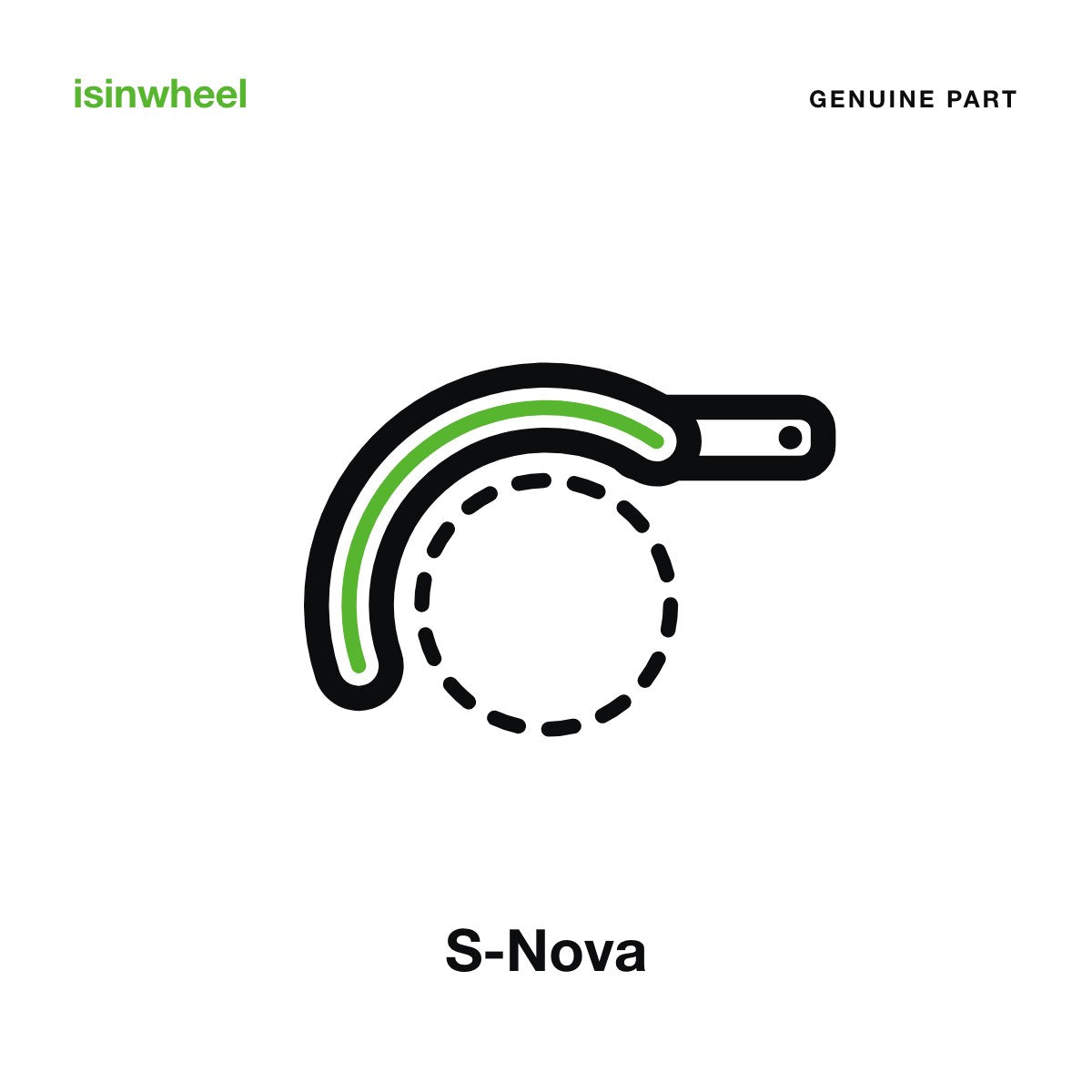 Genuine isinwheel Rear Mudguard for the S-Nova