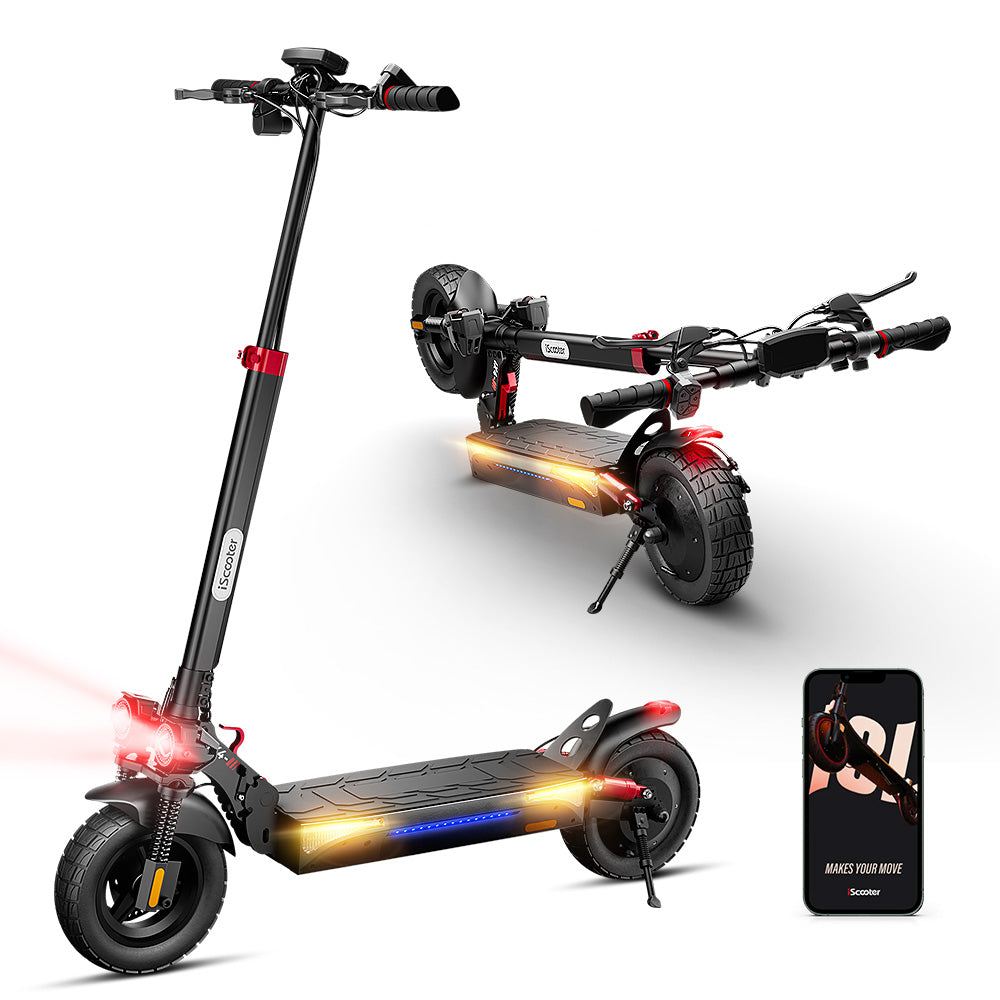 iScooter iX4 Off-Road Electric Scooter — Black